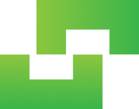 Znak z logo Cedrus w kolorze zielonym