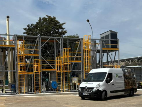 Cedrus company car during installation