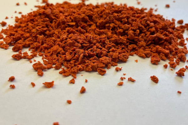 Dried carrot pomace