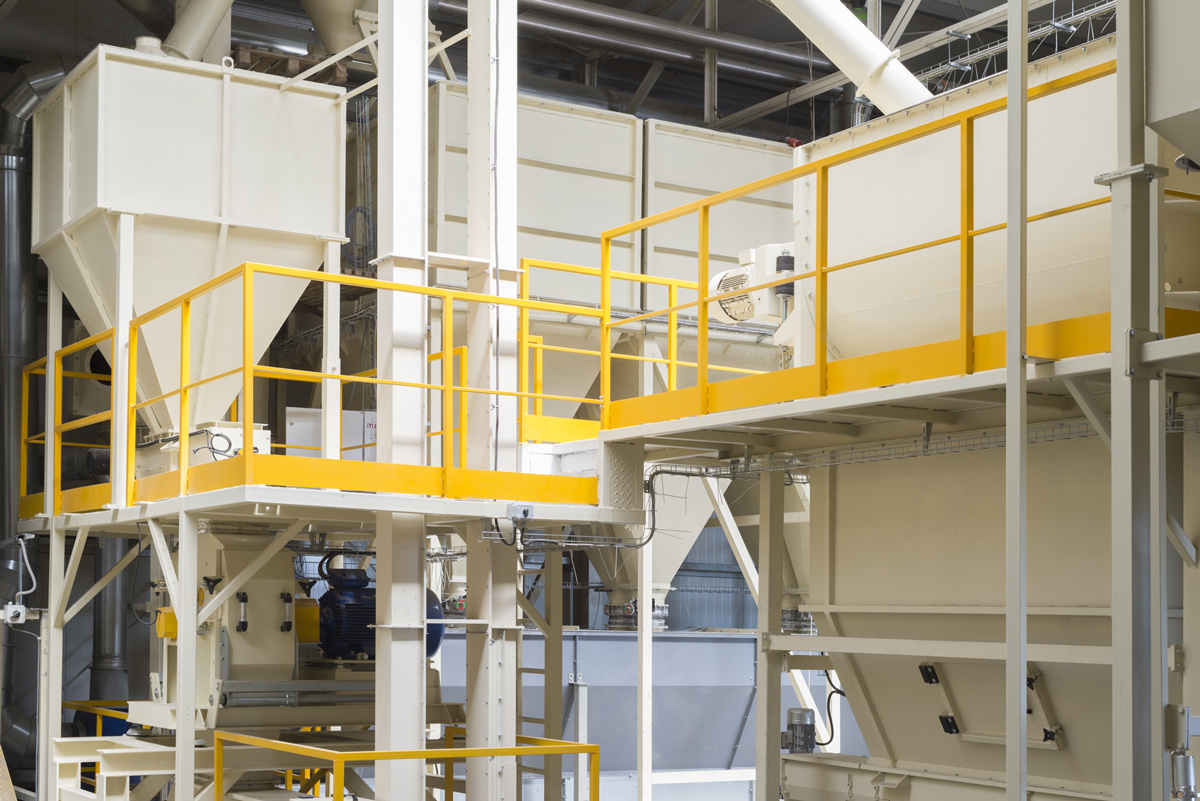 Storage of raw materials