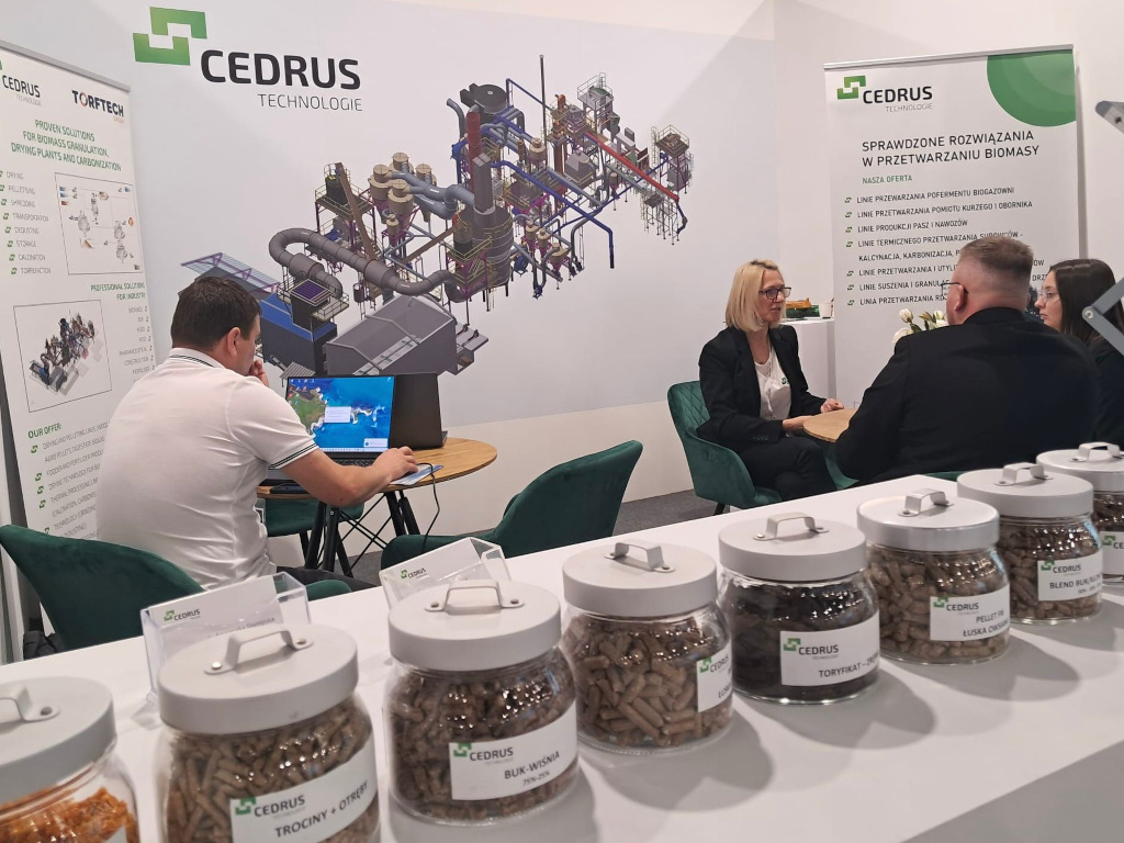 Wystawa produktów Cedrus na targach Biopower 2025