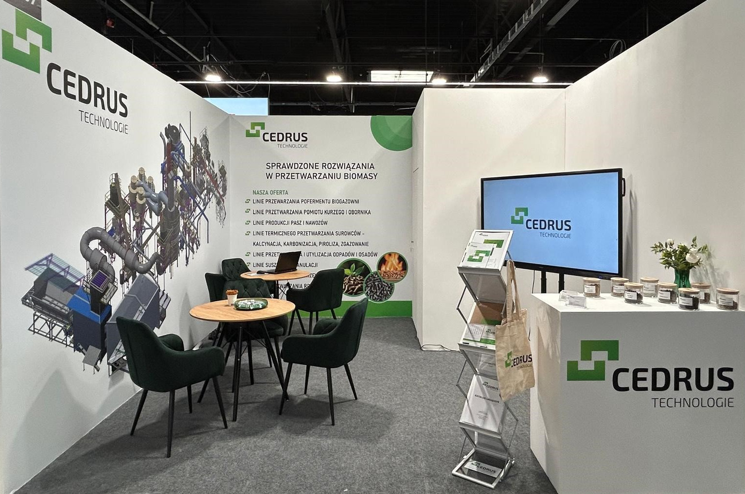 Stoisko Cedrus Technologie na targach Wood Tech 2026